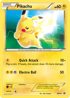 BW Black Star Promos Pikachu Pokémon card